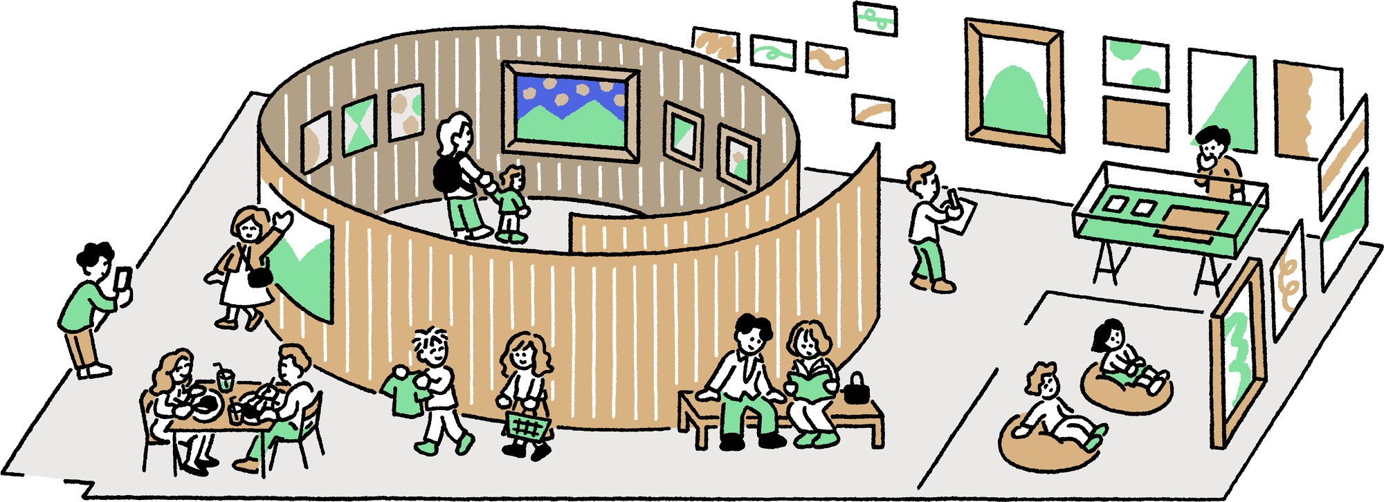 PLAY! MUSEUM のイラスト