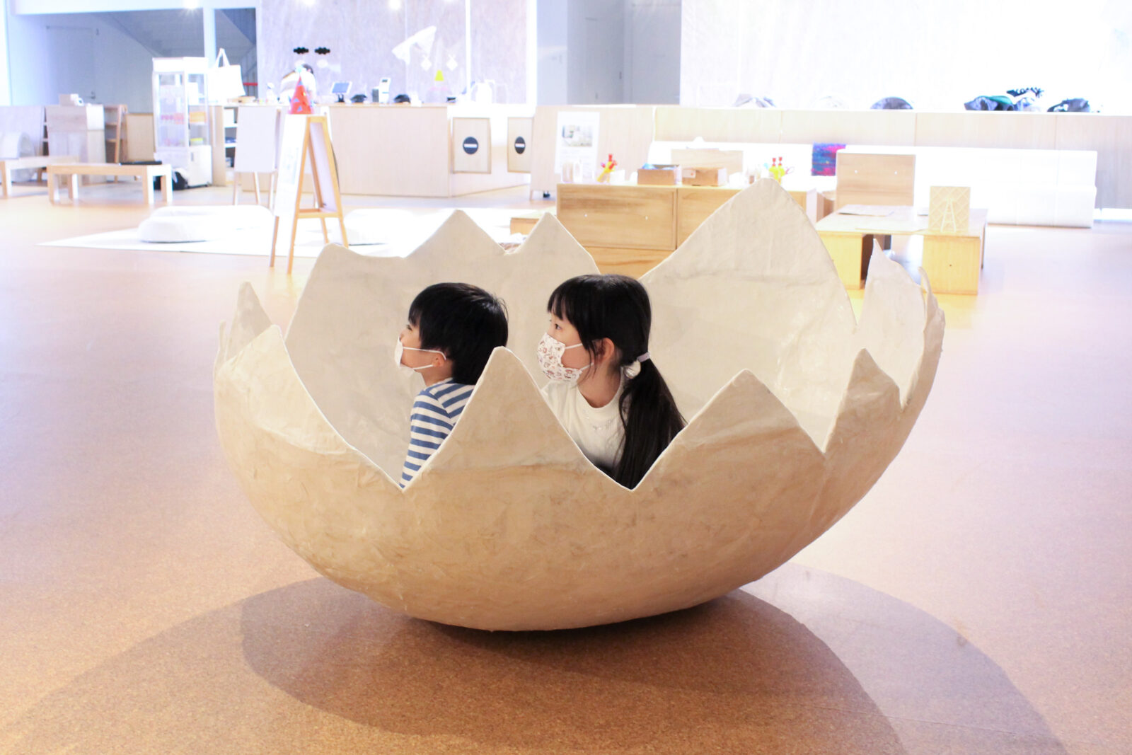 ぐりとぐら展関連ワークショップ ぐりとぐらの紙のたまご わっちゃおう Play Museumとpark